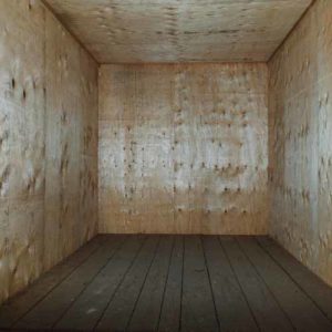 Box di legno, nel magazzino di Fratelli Traverso Traslochi, per la custodia dei mobili e dei vostri beni.